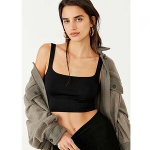 NWOT! Free People Intimately Scoop Neck Brami Cropped Tank